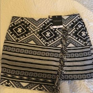 Topshop Print skirt
